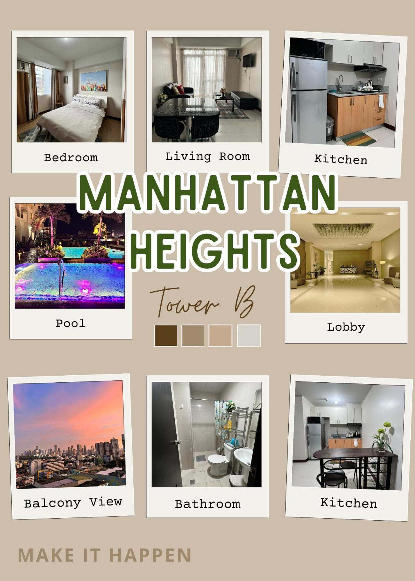 马尼拉Manhattan Heights Towerb In Araneta Cubao 5Mins Walk To Smart Araneta公寓式酒店 外观 照片